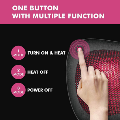 Back Massage Pillow with Heating Function